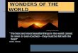 Four Wonders of the World