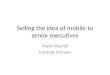 Selling the idea of mobile to senior executives