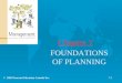 Chapter 7   Foundations Of Planning