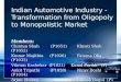 Indian automobile industry   transformation from oligopoly to monopolistic market
