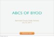 ABCs of BYOD for SCPS