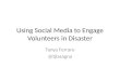 PERRC Using Social Media to Engage Volunteers in Disaster
