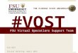 Introduction to FSU VOST - Spring 2013