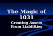 Creating Assets From Liabilities