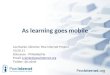 As learning goes mobile - Educause