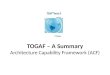 A Summary of TOGAF's Architecture Capability Framework