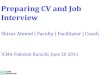 How to prepare CV and Job interview