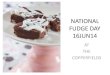National fudge day 16 jun14