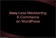 WordPress and E-Commerce