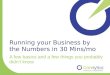 Running your Business by the Numbers in 30 minutes a month