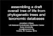 Assembling a draft overall tree of life from phylogenetic trees and taxonomic databases