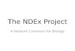 NDEx Overview - 080713