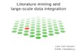 Literature mining and large-scale data integration