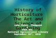 History of Horticulture Sept 2010