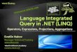 6. Language Integrated Query - LINQ - ASP.NET MVC