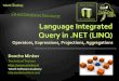 10. Language Integrated Query - LINQ - C# and Databases