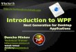 Introduction to XAML and WPF