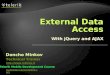 External Data Access with jQuery