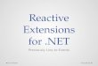 Reactive extensions for dot net