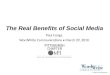 The Real Benefits of Social Media
