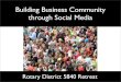 Social Media to Build Rotary Participation