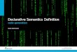 Declarative Semantics Definition - Code Generation