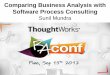 Comparing Business Analysis with Software Process Consulting