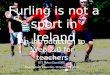 Furling is not a sport in Ireland: an introduction to web 2.0 for teachers