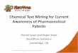Chemical Text Mining for Current Awareness of Pharmaceutical Patents