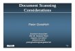 January 2006 Document Scanning Considerations Presentation