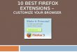 10 Best Firefox Extensions