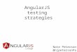 AngularJS Testing Strategies