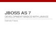 JBoss AS 7 - development basics
