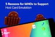 5 Reasons for MNOs to Support Host Card Emulation