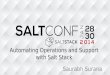 SaltConf14 - Saurabh Surana, HP Cloud - Automating operations and support with SaltStack