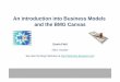 Fielt   - Business models and the BMG Canvas