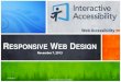 Accessible Responsive Web Design