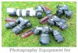 Photography equipment for beginners