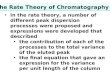 Rate theory