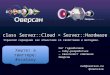 CodeFest 2010. Гаджибалаев Н. — сlass Server::Cloud < Server::Hardware // Управляй серверами как объектами со свойствами и