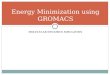 Energy Minimization Using Gromacs