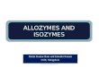 Allozymes and isozymes