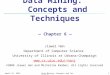 Chapter 06 Data Mining Techniques
