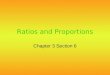 Ratios And Proportions
