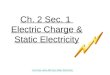 8th Grade-Ch. 2 Sec. 1 Electric Charges and Static Electricity