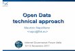 Open Data - technical approach