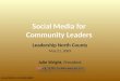 Social Media For Community Leaders Ss