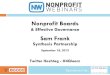 Nonprofit Boards and Effective Governance