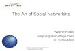 The Art of Social Networking