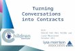 Turning conversations into contracts   Lysa Morrison - sales techniques